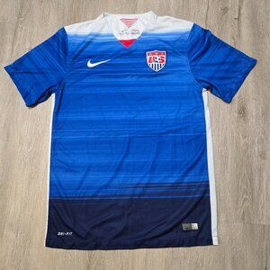 2015 Nike Team USA World Cup Home Soccer Jersey Men's Small EUC